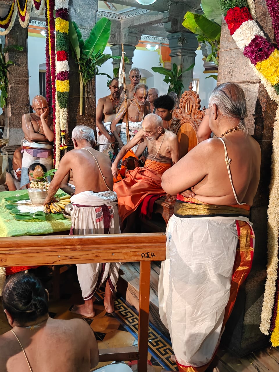 Srimad Parakala Swami during the Chaturmasya Sankalpa observance on 3 August 2026