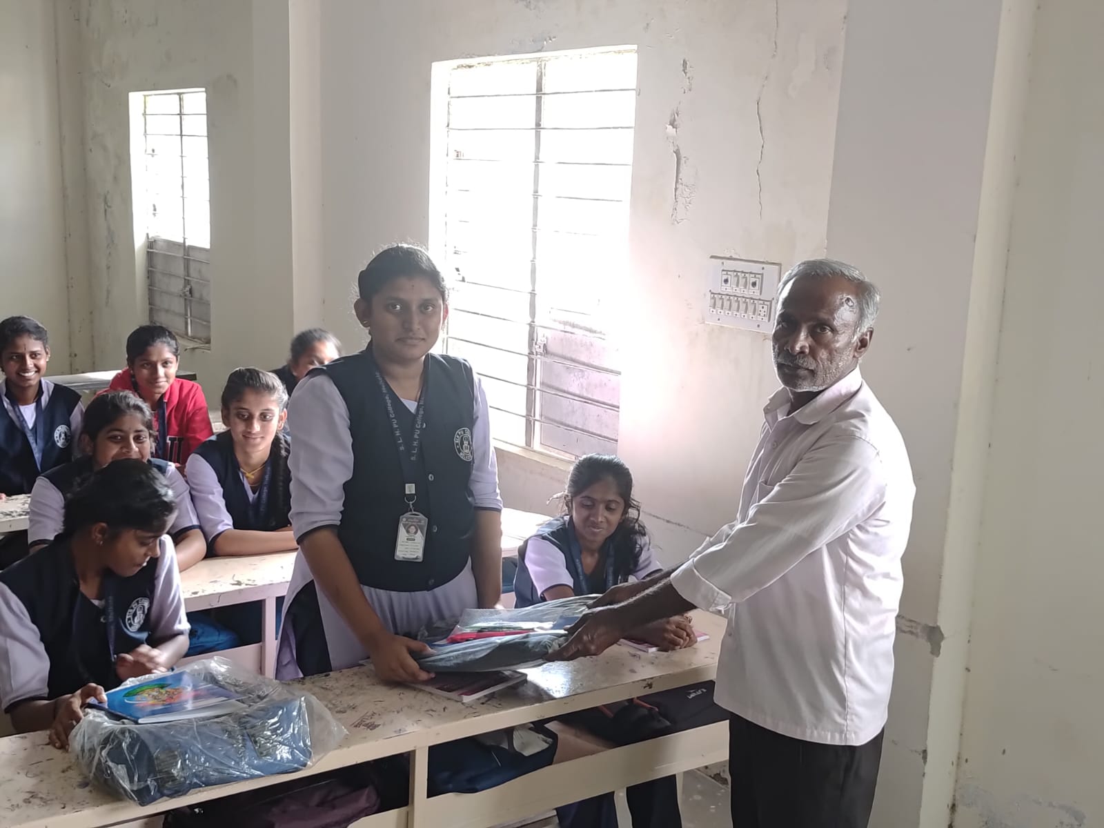 Distribution of educational materials to a student